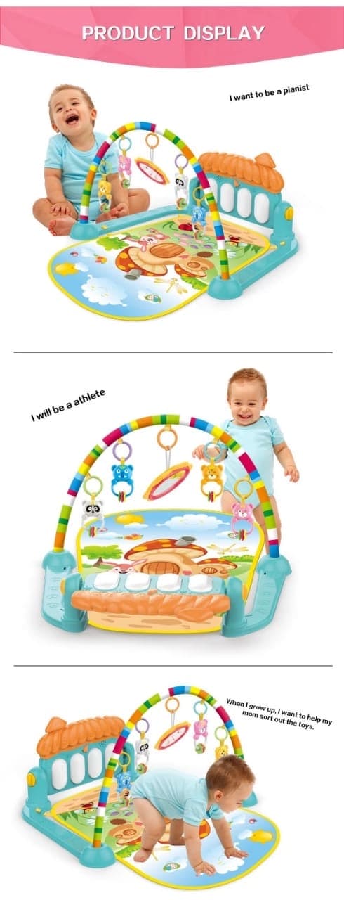 Baby Musical Play Mat, Children's Musical Play Mat, 3 in 1 Baby Play Mat, Carpet Educational Rack Baby Musical Play Mat, Children's Musical Play Mat, 3 in 1 Baby Play Mat, Carpet Educational Rack